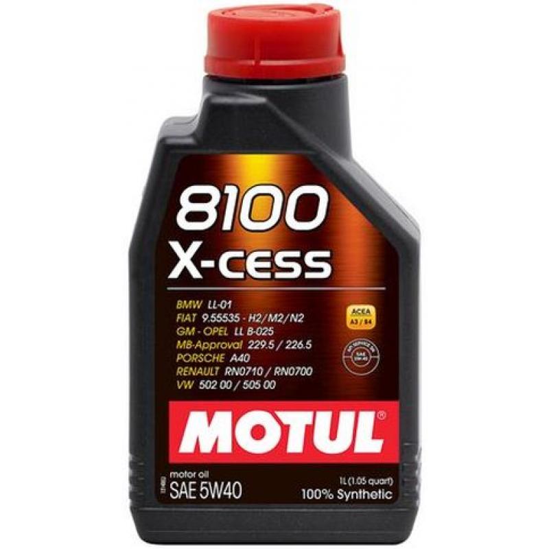 Купить Масло моторное 5W-40 MOTUL  8100 X-CESS  1л. синтетика